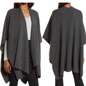 All Saints Traveling Rib Ruana One Size